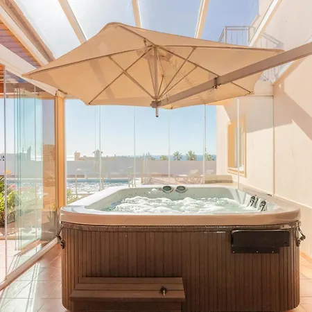 וילה Evita Private Pool, Jacuzzi & Sea Views *